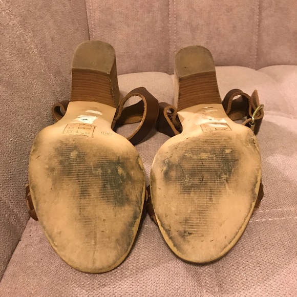 TOPSHOP block heel leather strappy sandal - Picture 4 of 6